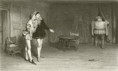 ヘンリー王子とファルスタッフ 作： William Quiller Orchardson