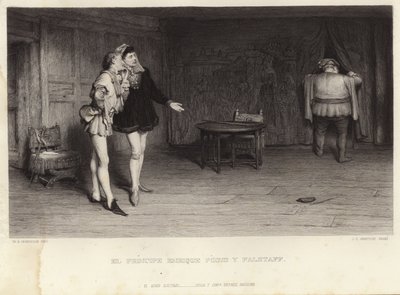 ヘンリー王子とファルスタッフ 作： William Quiller Orchardson