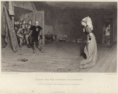 タルボットとオーヴェルニュ伯爵夫人 作： William Quiller Orchardson