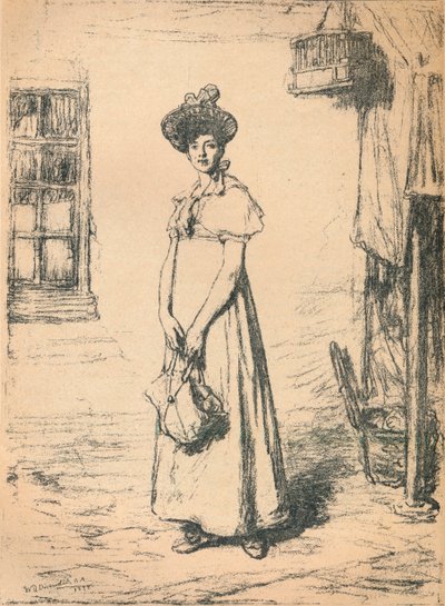 若い主婦の研究、c1878。 作： William Quiller Orchardson