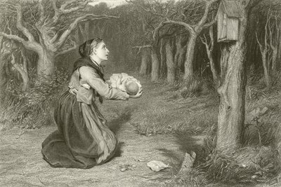 森の中の神社 作： William Quiller Orchardson