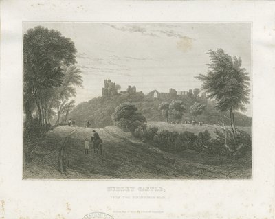ダドリー城：鋼の彫刻、nd [c1831]（印刷） 作： William Radclyffe