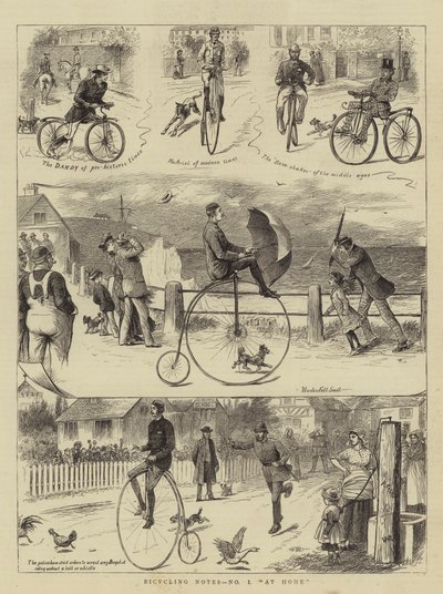 自転車メモ、いいえ、自宅 作： William Ralston