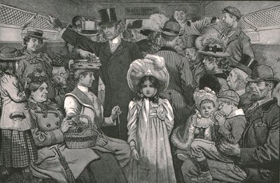 戴冠式行列を見に来た、1902。 作： William Ralston