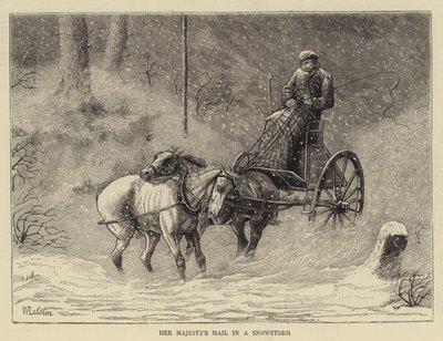 吹雪の中の陛下のメール 作： William Ralston