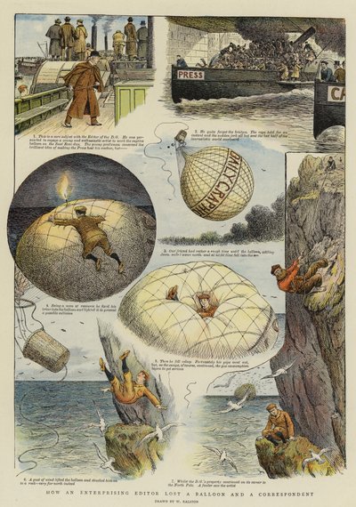 進取的な編集者が風船と特派員（クロモリト）を失った方法 作： William Ralston