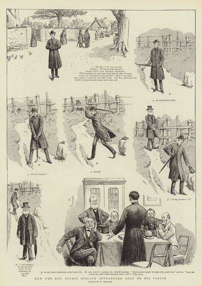Stymie Niblock牧師が彼の教区にゴルフを導入した方法 作： William Ralston