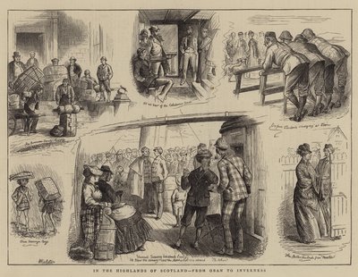 スコットランドの高地、オーバンからインバネスまで 作： William Ralston