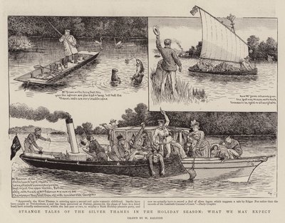 ホリデーシーズンの奇妙なテイルズオブシルバーテムズ 作： William Ralston