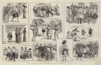 セイロンのアーガイルとサザーランドハイランダーズ 作： William Ralston
