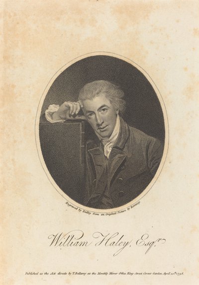 ウィリアム・ヘイリー、Esq. 作： William Ridley after George Romney