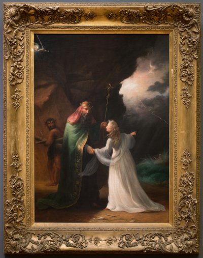 テンペストの情景 1850年頃 油彩・カンヴァス 作： William Rimmer