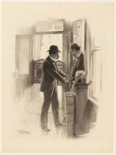 「上がると思うんじゃない、上がるって分かってるんだ！」 作： William Robinson Leigh