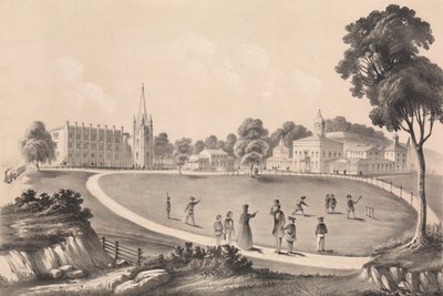 セント ジョンズ カレッジ フォーダム、ニューヨーク、1846-51 年。 作： William Rodrigue