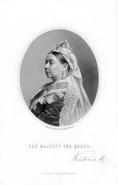 ビクトリア女王、イギリスとアイルランドのイギリスの女王、1899年。 作： William Roffe