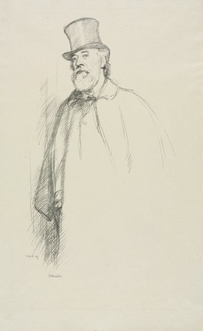 アルフォンス・レグロス、1897年。 作： William Rothenstein