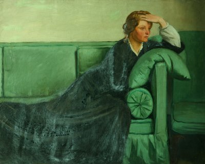 花と果実と棘の作品（キャンバスに油彩） 作： William Rothenstein