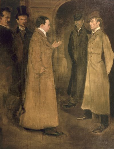 グループの肖像画 作： William Rothenstein