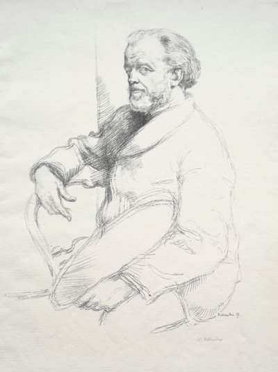 アンリ・ファンタン・ラトゥール 作： William Rothenstein