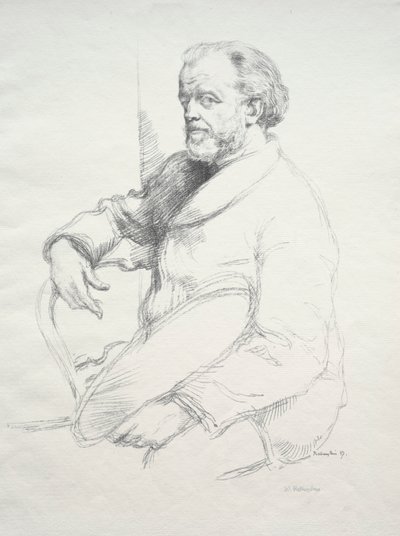 アンリファンタンラトゥール、1897年。 作： William Rothenstein