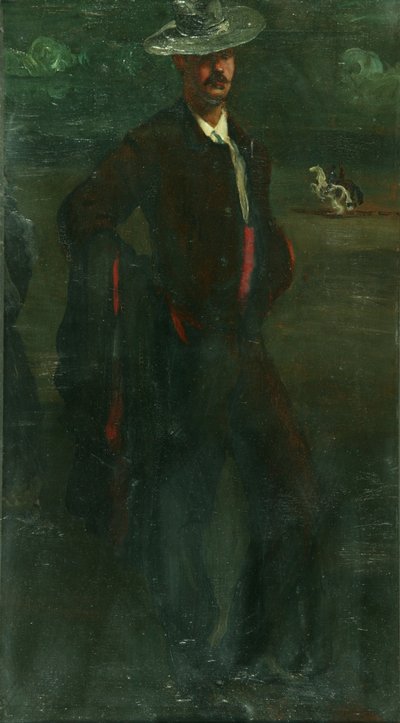 トレロとしてのイグナシオ・ズロアガ 1895年頃（油彩・カンヴァス） 作： William Rothenstein