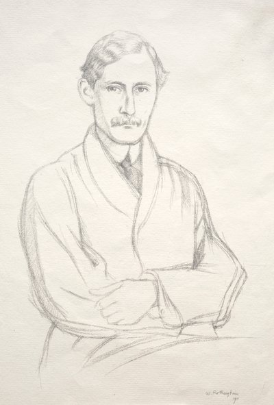 J.E.スピンガーン 作： William Rothenstein