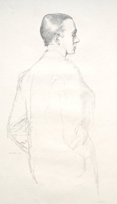 マックス・ビアボーム、1898年。 作： William Rothenstein