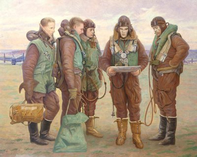 タングミアのパイロット 作： William Rothenstein