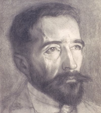 ジョセフ・コンラッド（1857-1924）の肖像（リソ） 作： William Rothenstein