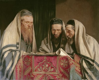 エステル記を読む 作： William Rothenstein