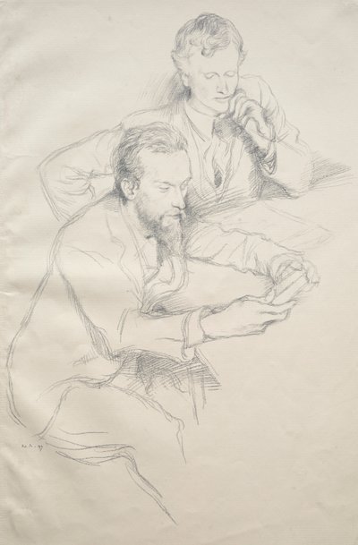 リケッツとシャノン、1897年。 作： William Rothenstein