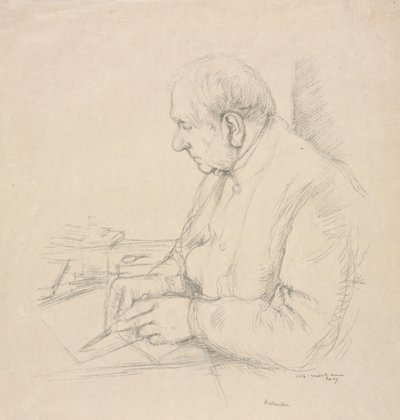 サーフランシスシーモアヘイデン、1897年。 作： William Rothenstein