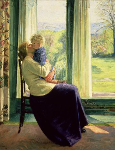 春 - 朝の部屋 作： William Rothenstein