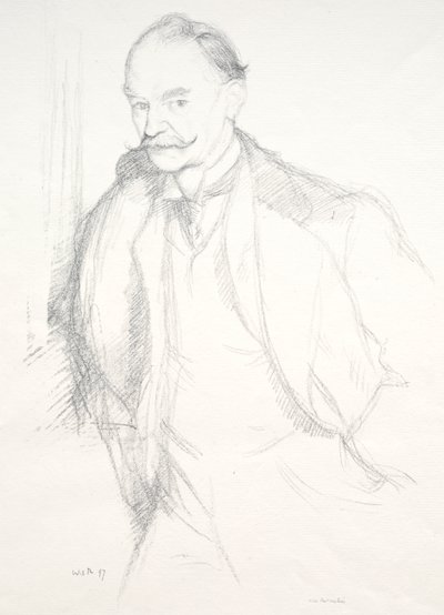 トーマス・ハーディ 作： William Rothenstein