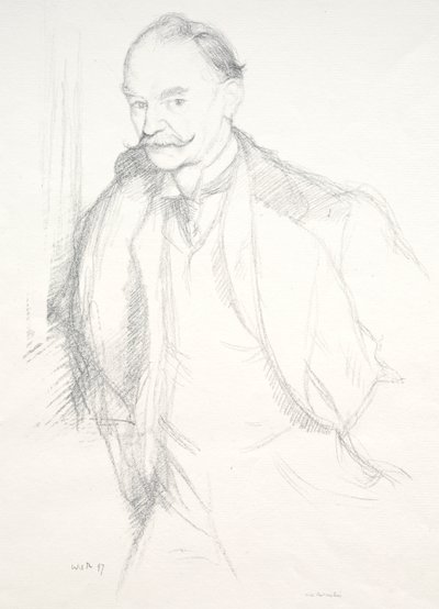 トーマスハーディ、1897年。 作： William Rothenstein