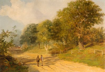 レッドヒューホールへの道、1856年 作： William Ryott