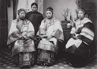 中国の女性、1880年頃（アルブメンプリント） 作： William Saunders