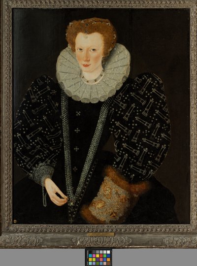 エリザベス・パーマー、c.1564-1633（パネルに油彩） 作： William Segar