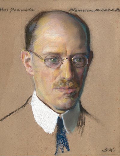 ロス・G・ハリソン、オズボーン動物学研究所所長 1918年～? 作： William Sergeant Kendall
