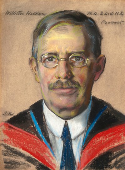 ウィリストン・ウォーカー。 1901-22年教会史教授、1920-22年プロボスト 作： William Sergeant Kendall