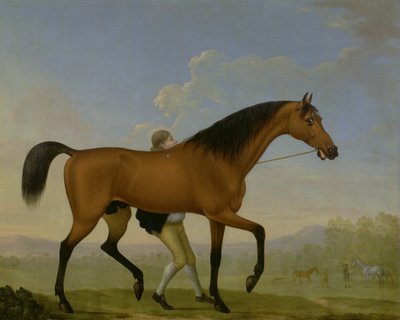 アンカスターズデュークベイスタリオン、ブランク、メアに向かって歩く 作： William Shaw