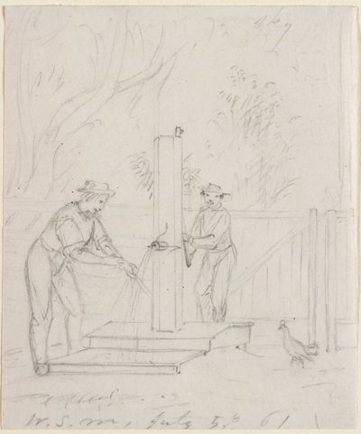 ポンプで 作： William Sidney Mount