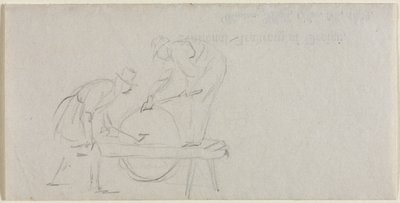 斧を磨く 作： William Sidney Mount