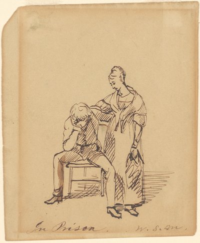 刑務所で 作： William Sidney Mount
