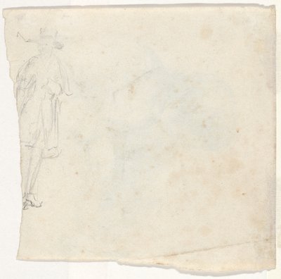 立っている男のスケッチ [裏面] 作： William Sidney Mount