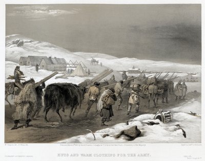 1855年にセヴァストポリに向かうイギリス軍 作： William Crimea Simpson