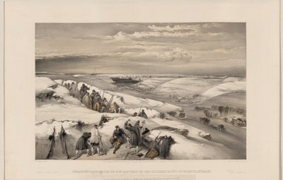 1855年の26門砲からのセヴァストポリ 作： William Crimea Simpson