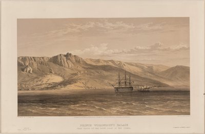 ボロンツォフ宮殿の眺め、1855年 作： William Crimea Simpson