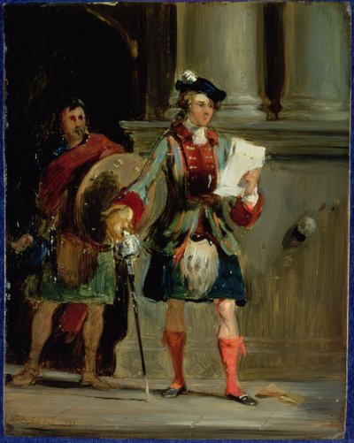 チャーリー王子、ホリールード、1833年 作： William Simson