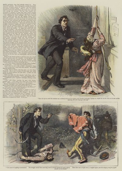 西の森のエピソードのイラスト、Bret Harte（chromolitho） 作： William Small